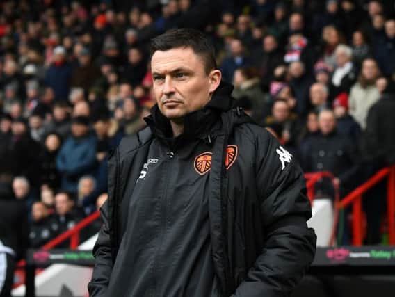 Paul Heckingbottom watches on as his side take on Sheffield United at Bramall Lane earlier this season.