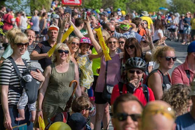 Spectators of the event.