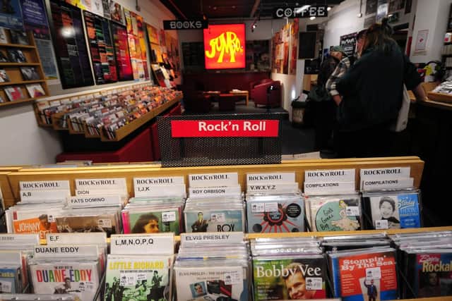 Jumbo Records sells a range of vinyl and CDs, as well tickets for shows in and around Leeds