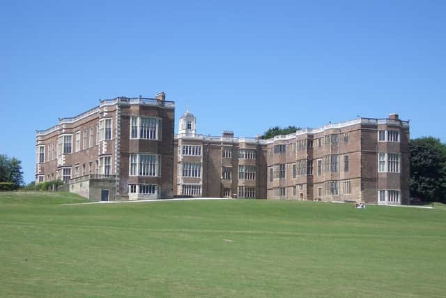 The Blue Lady, otherwise known as Mary Ingram, is said to haunt the hall of Temple Newsam .
