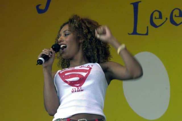 Mel B performing at Party in the Park in Leeds