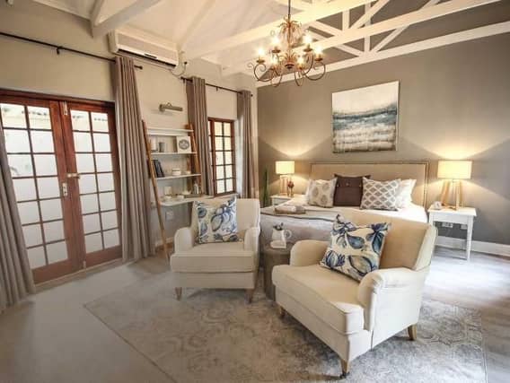 The room are sumptuously appointed