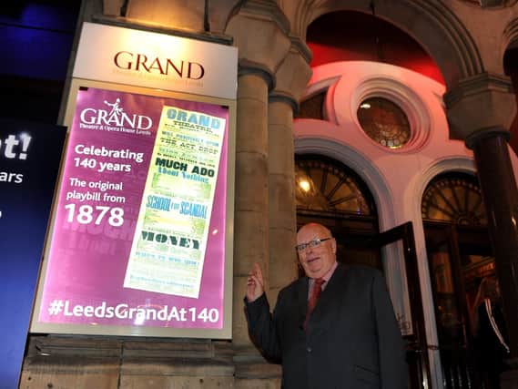 Red carpet to celebrate the Leeds Grand Theatre's 140th anniversary. Picture Tony Johnson.