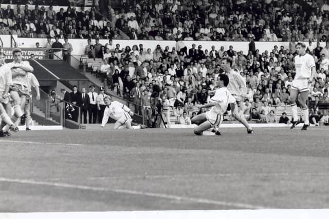 Substitute Steve Hodge scored a late equaliser for the Whites on his debut.
