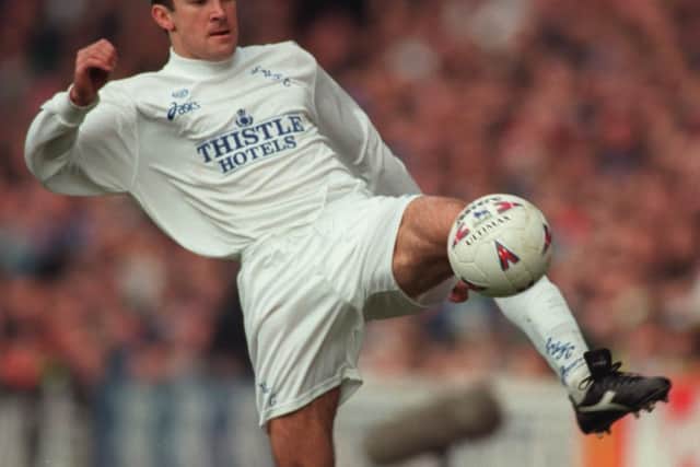 Sold for 54.98. Worn by many famous faces and sporting the iconic 'LUFC' badge.