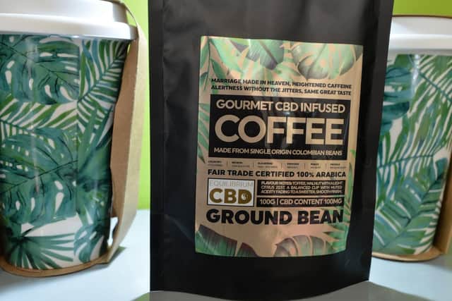 All coffee and food at the cafe can be infused with CBD oil