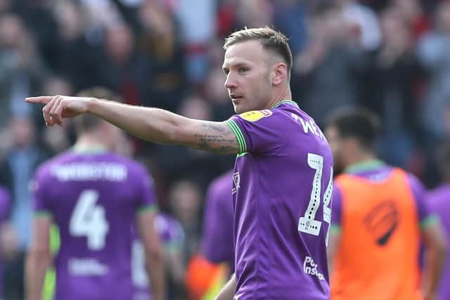 He may never have to buy a drink in Leeds again. His hat-trick downed Sheffield United and in the process become the first player to breach The Blades defence in seven matches.