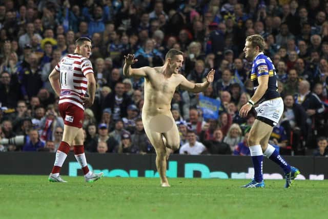 Do you remember this streaker? Liam Sutcliffe probably will.