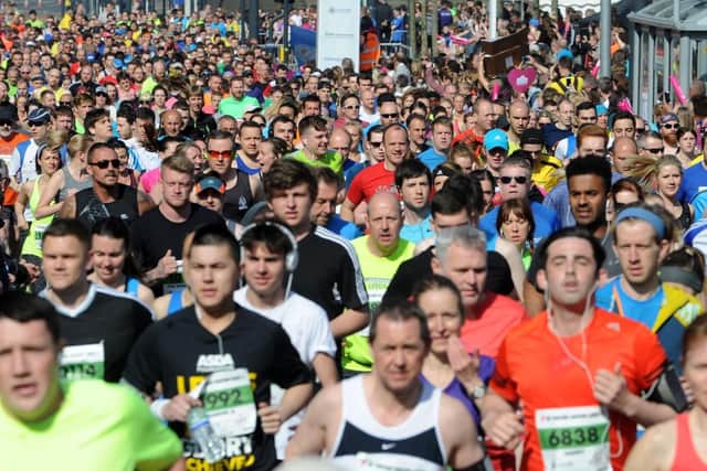 A mixture of thinking shouldnt have had pre race gin last night, to thinking despite training you cannot put one foot in front of the other, why am I doing this and how lovely it is to see so many race supporters.