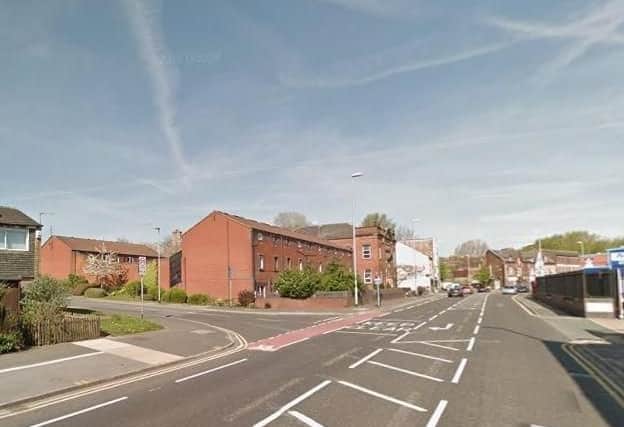 Youll have completed Meanwood Road by this point, a mixture of industrial units, shops and residential - and be thinking is this actually the longest road in Leeds. The first water station is just around the corner though.