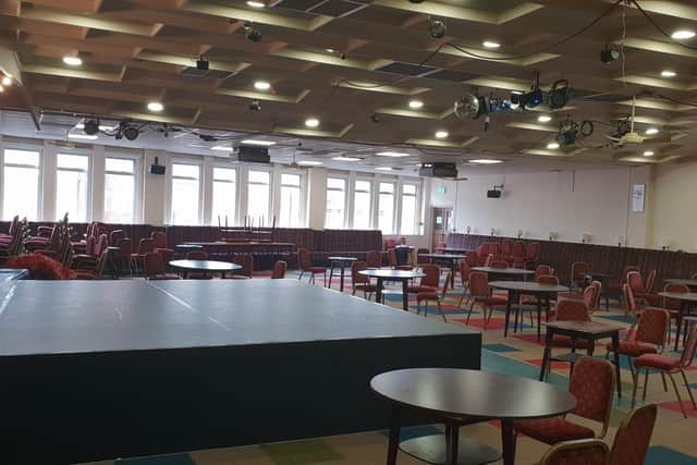 The 250-seat show room at The Holbeck