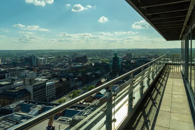 Breathtaking views from one of two 40ft south-facing balconies.