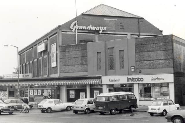 The former Glen Royal cinema is tucked away behind other businesses and is itself a supermarket.