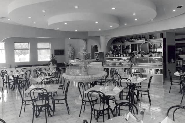 Did you enjoy a meal at Villa Bianca in the town?