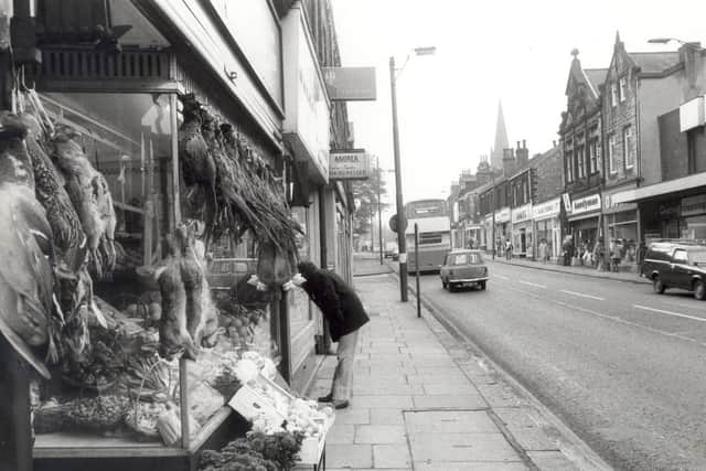 Ducks, rabbit and phesant were on offer at this shop in Headingley.