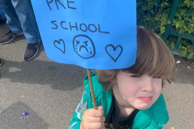 Children have been left "in tears" over the shock closure