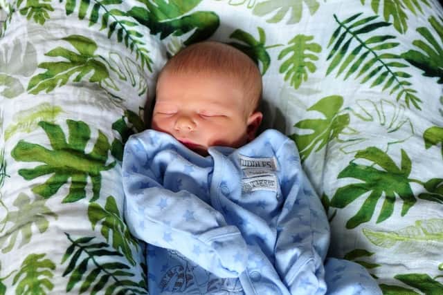 Baby Blake, pictured at home in Seacroft, Leeds. Picture by Simon Hulme