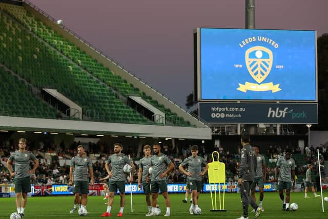 Leeds United began their centenary season with a long-haul trip Down Under to Perth and Sydney to take on Manchester United and Western Sydney Wanderers.