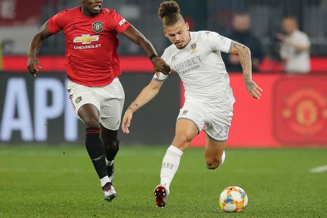 As someone said... the best midfielder in the world and Paul Pogba. Unfortunately Leeds fell to a 4-0 defeat though the scoreline perhaps failed to reflect the fixture.