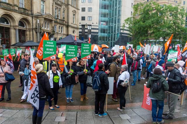 10 of the best pictures from the Asda protest march through Leeds