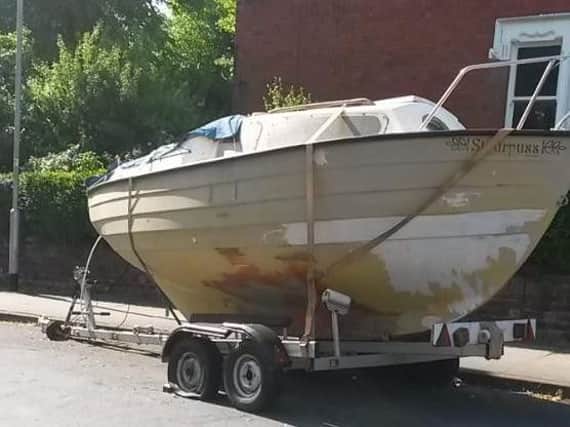 The boat has been moved. PIC: Leeds City Council