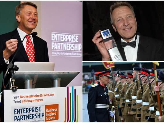 Barry Dodd CBE, the Lord-Lieutenant of North Yorkshire.