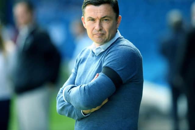 Paul Heckingbottom during his last game as Leeds head coach, at home to QPR.