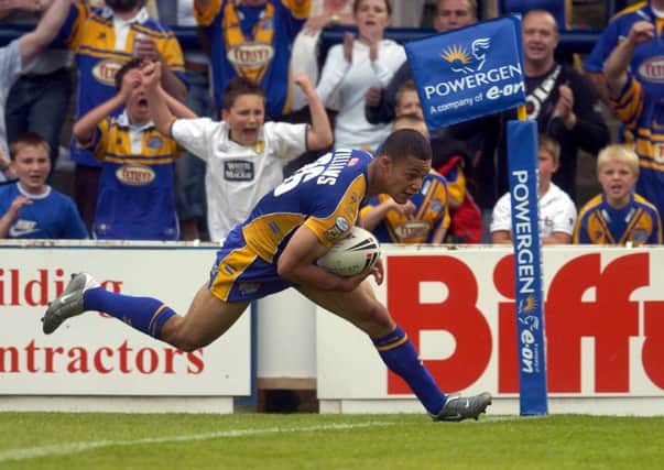 Danny Williams scores his second try of the match against Harlequins in 2006.