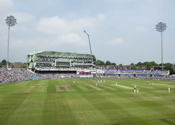 FRESH TAKE: A view from the new stand at the Emerald Headingley Stadium as England play Pakistan. Picture: Allan McKenzie/SWpix.com