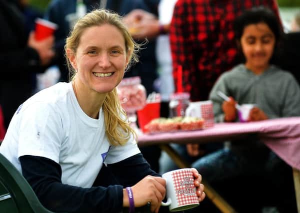 Kim Leadbeater - sister to the late Jo Cox MP, during the More in Common community event held in Birstall to coincide with the Tour de Yorkshire in April. Picture: Andrew Bellis.