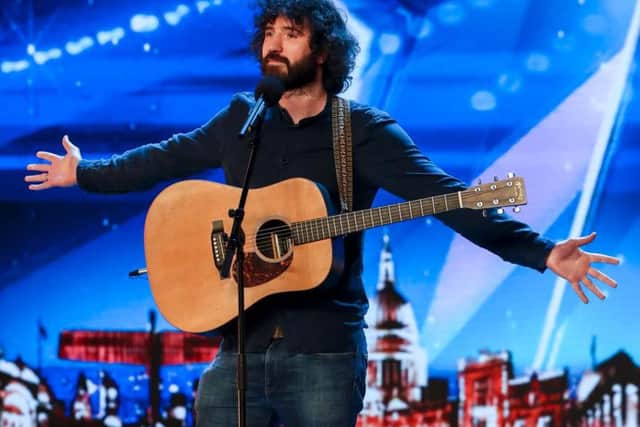 Micky P Kerr has the crowd laughing at his first audition. Pictures copyright to Syco / Thames courtesy of ITV.