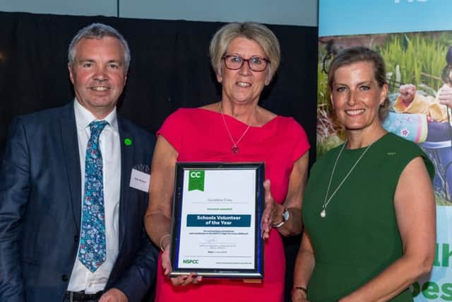 The NSPCC holds its annual Champion Volunteers Awards reception, luncheon and awards ceremony at Banking Hall, London. Attended by HRH The Countess of Wessex, 5th June 2018

Photography by Fergus Burnett

Accreditation required with all use - 'fergusburnett.com

CONTACT: INFO@CPGPHOTOS.COM FOR INFORMATION