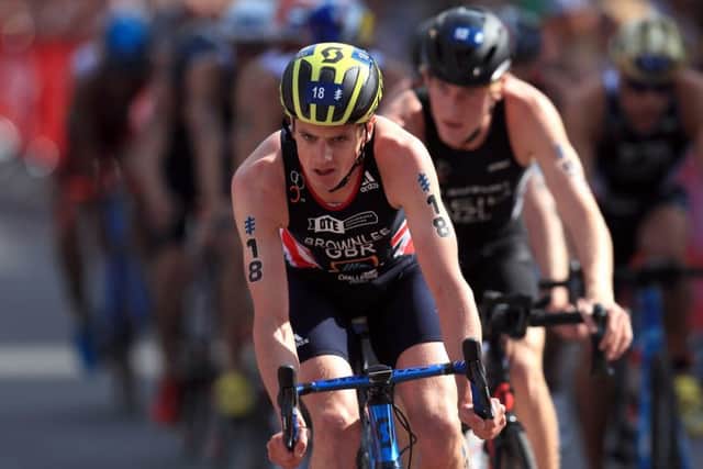 One of the pre-race favourites, Jonnny Brownlee, was forced out of the race on the run stage on medical advice. PIC:: Mike Egerton/PA Wire