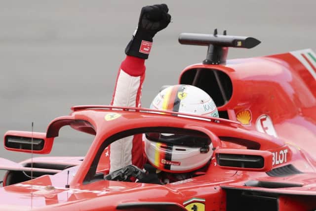 Ferrari driver Sebastian Vettel.
