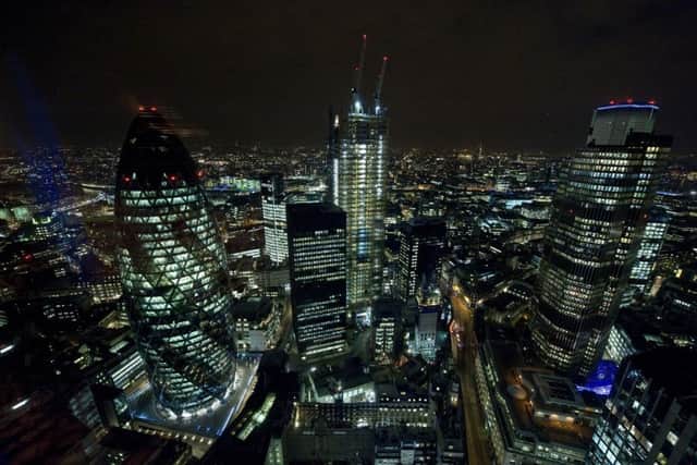 A view of the City of London. Benchmark has delivered good organic revenue growth in its half year results. Photo: Ian West/PA Wire