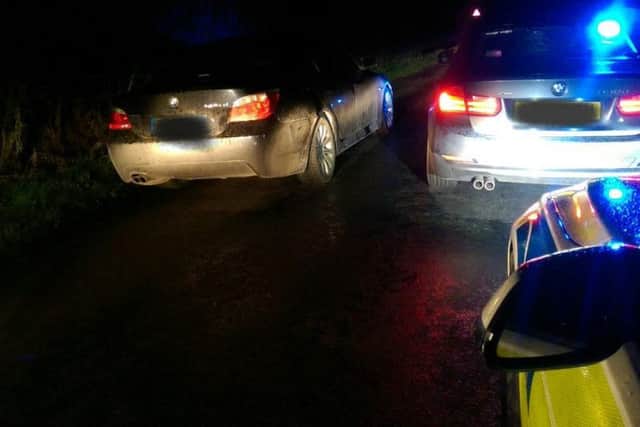 West Yorkshire Police seizing a car. Photo: West Yorkshire Police