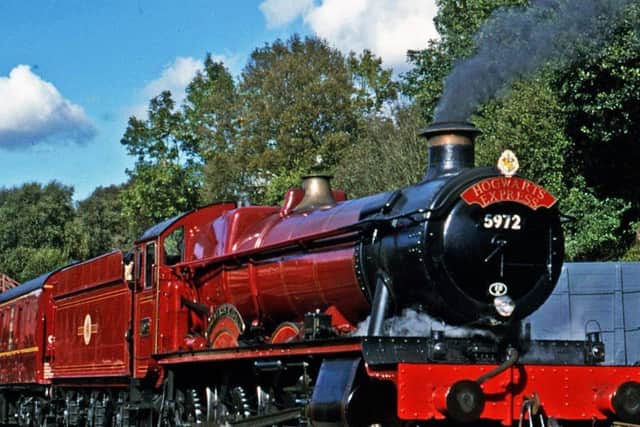 The Hogwarts Express at Goathland Station. Photo: North Yorkshire Railways