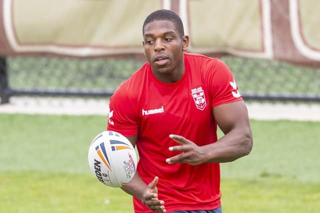 Spreading the word: Jermaine McGillvary in training at the University of Denver. Picture: Allan McKenzie/SWpix