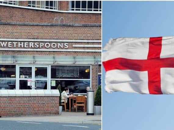 Wetherspoons staff have been told not to put flags up