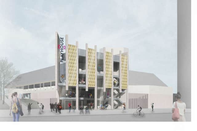 The new city-facing entrance of West Yorkshire Playhouse