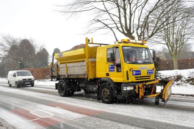 This is not a drill: gritters are on standby in Yorkshire right now