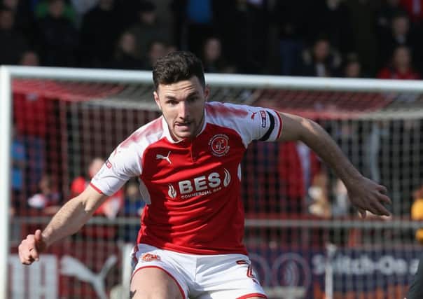 HELLO AGAIN: Lewie Coyle in action for  Fleetwood Town last season. Picture: Pete Norton/Getty Images