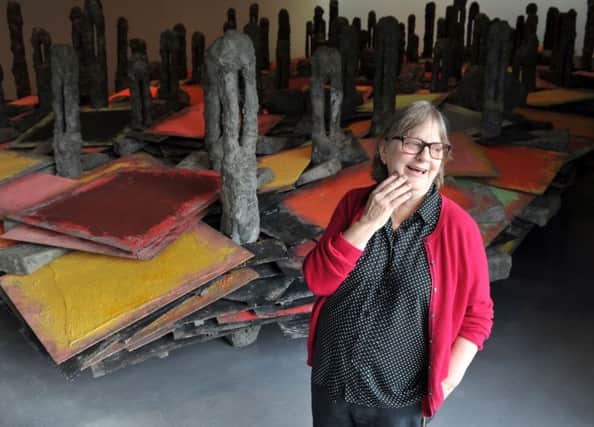 Phyllida Barlow at The Hepworth, Wakefield. Picture by Tony Johnson