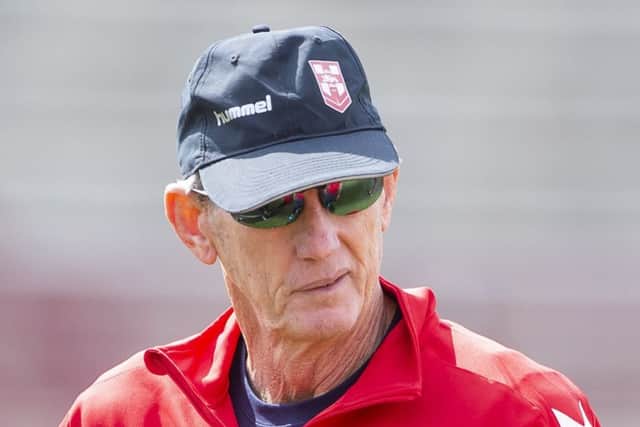 England coach, Wayne Bennett. PIC: Allan McKenzie/SWpix.com