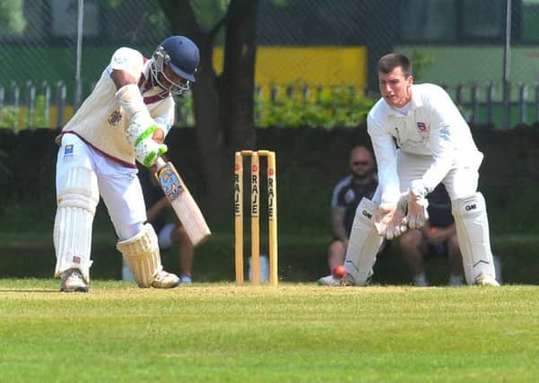 Impressive Morley overseas batsman, Sangeeth Cooray. PIC: Steve Riding