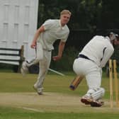 Hanging Heaton bowler, Tom Chippendale. PIC: Dom Taylor
