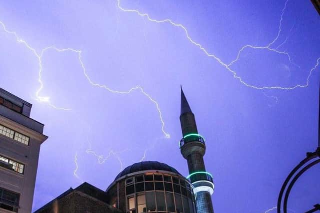 Thunder and lightning. PA