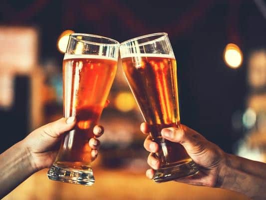 Beer and cider are the best options for avoiding dehydration, as they have a low alcohol content