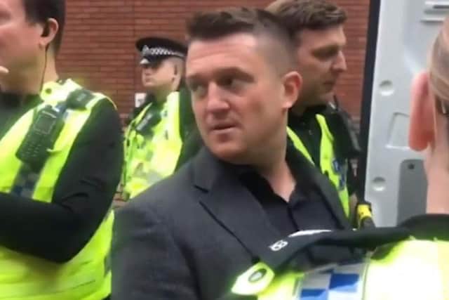 Tommy Robinson was jailed at Leeds Crown Court