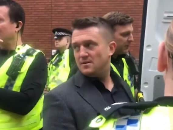 Tommy Robinson was jailed at Leeds Crown Court